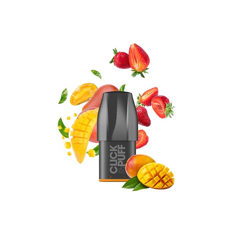 Pod Fraise Mangue Ml Click Puff X Bar