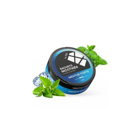 Sachets Nicotinés (Snus sans tabac) Menthe Forte x20 - Fuu