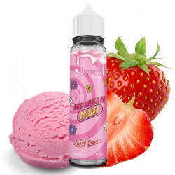 E-liquide Ice Cream Fraise 50ml - Liquideo Wpuff Flavors