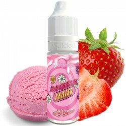E-liquide Ice Cream Fraise 10ml - Liquideo Wpuff Flavors