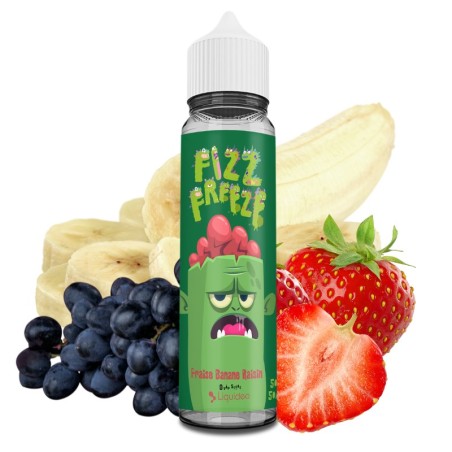 E-liquide Fraise Banane Raisin 50ml - Fizz & Freeze Liquideo