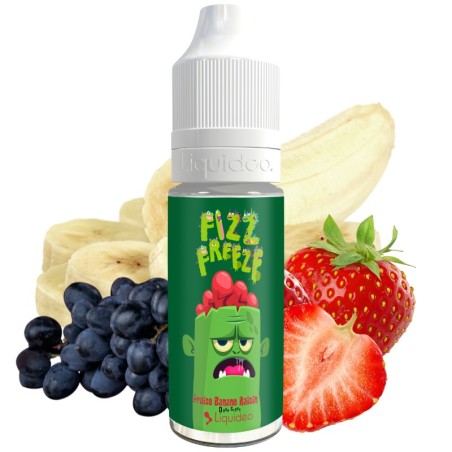 E-liquide Fraise Banane Raisin 10ml - Fizz & Freeze Liquideo