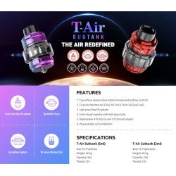 Clearomiseur T-Air Subtank - Smoktech