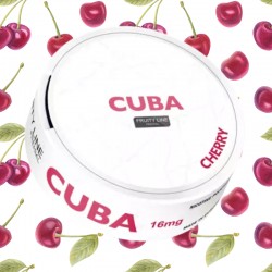 Sachets nicotiné (Snus sans tabac) Cherry x20 - Cuba