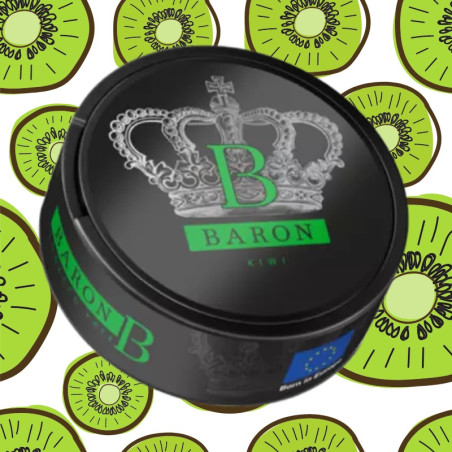 Sachets nicotiné (Snus sans tabac) Kiwi x20 - Baron