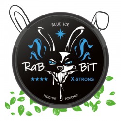 Sachets nicotiné (Snus sans tabac) Blue Ice x20 - Rabbit