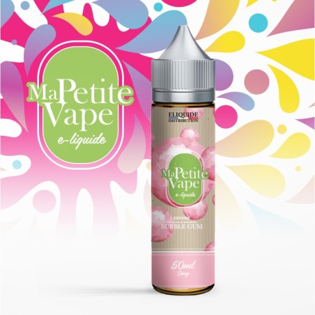 E-liquide Bubble Gum 50ml - Ma Petite Vape