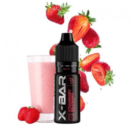 E-liquide Strawberry Milkshake 10ml - X-Bar
