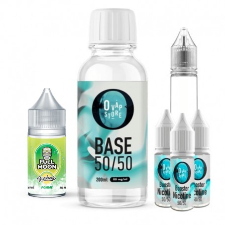 Pack DIY 230ml - Diabolo Pomme Full Moon / O Vap Store