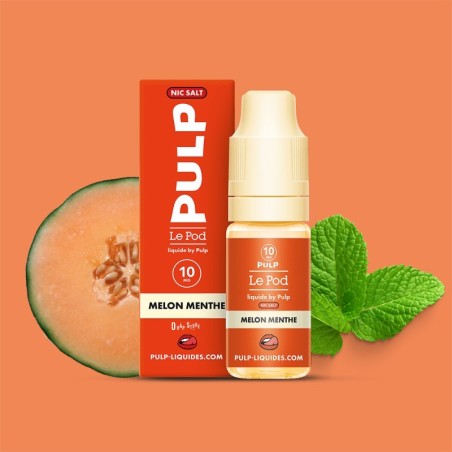 E-liquide Melon Menthe 10ml - Le Pod Liquide Pulp