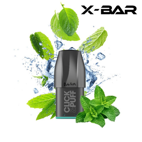 Pod Menthe Fraiche 2ml Click & Puff - X-Bar