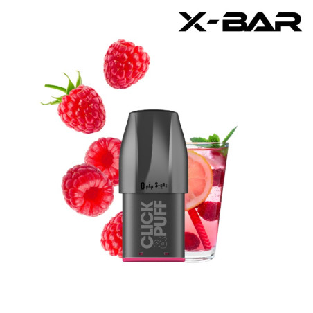 Pod Soda Framboise 2ml Click & Puff - X-Bar