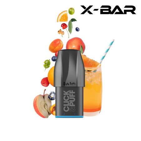 Pod Tropical Punch 2ml Click & Puff - X-Bar