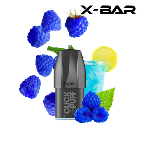 Pod Blue Razz Lemonade 2ml Click & Puff - X-Bar