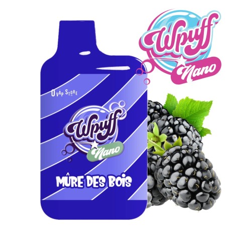 Puff Mûre des bois - Wpuff Nano Liquideo