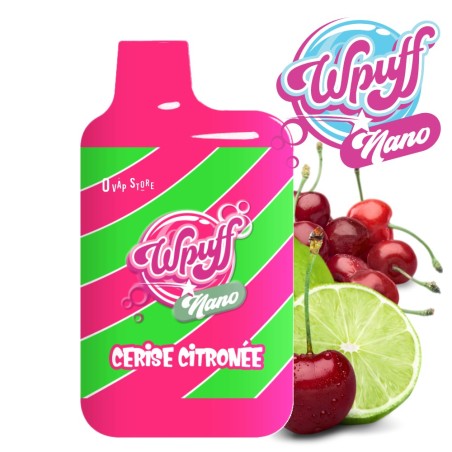 Puff Cerise Citronée - Wpuff Nano Liquideo