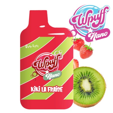 Puff Kiki la Fraise - Wpuff Nano Liquideo