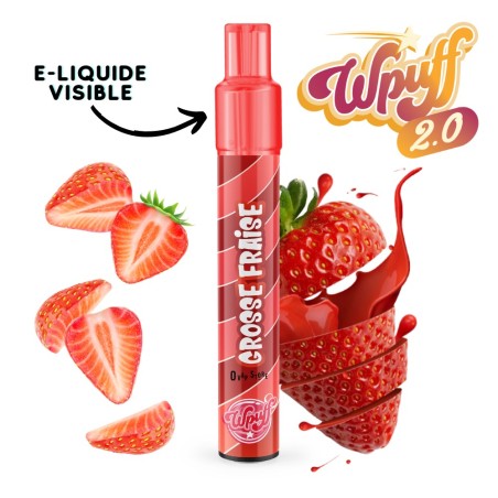 Puff Grosse Fraise - Wpuff 2.0 Liquideo