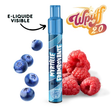 Puff Myrtille Framboyante - Wpuff 2.0 Liquideo