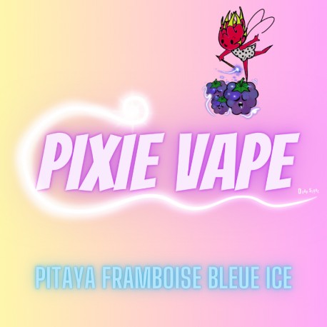 E-liquide Pitaya Framboise Bleue Ice 50ml - Pixie Vape