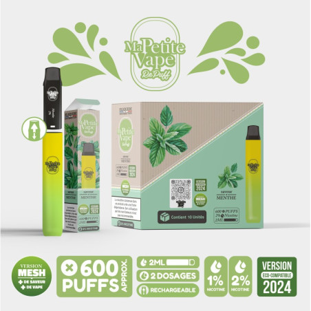 Kit Menthe - Repuff Ma Petite Vape Rechargeable