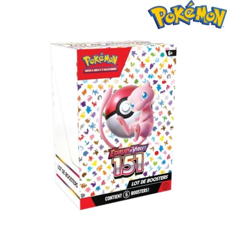 Bundle 6 boosters - Pokemon 151 / Ecarlate et Violet (EV3.5)