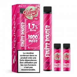 Kit Fruits Rouges Wpuff 1800 Pod System - Liquideo