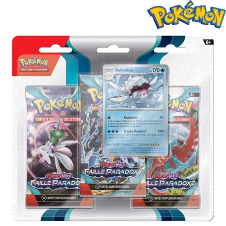 Tripack Boosters Faille Paradoxe - Pokemon