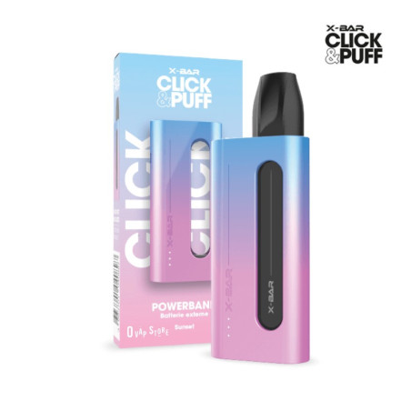 Batterie / Powerbank Click & Puff Rechargeable - X-Bar