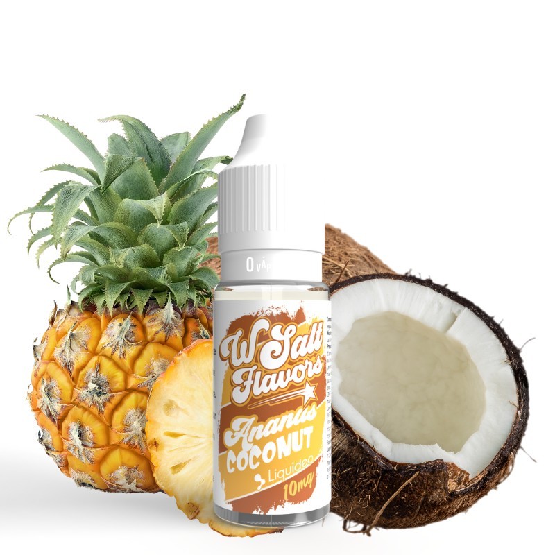 E-liquide Ananas Coconut 10ml - Liquideo Wsalt Flavors