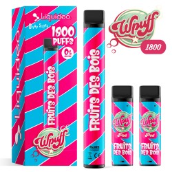 Kit Fruits des Bois x3 + Batterie Wpuff 1800 Rechargeable - Liquideo