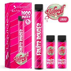 Kit Fruits Rouges x3 Pods + Batterie Wpuff 1800 Rechargeable - Liquideo
