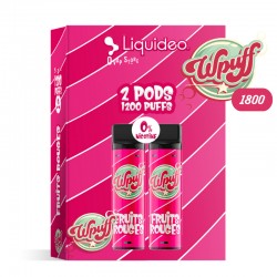 Pod Fruits Rouges x2 Wpuff 1800 Rechargeable - Liquideo