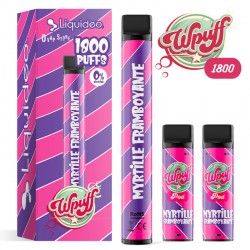 Kit Myrtille Framboyante Wpuff 1800 Rechargeable - Liquideo