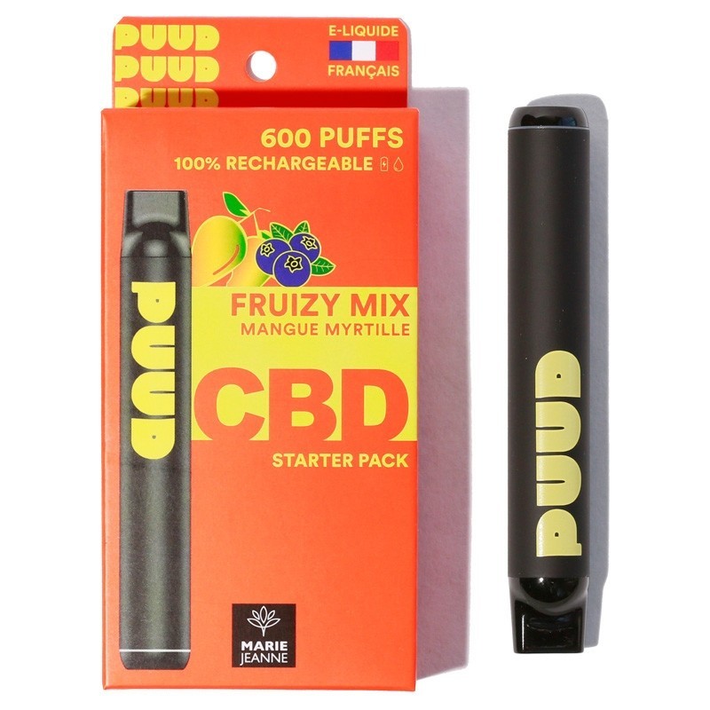 Kit PUUD Fruizy Mix CBD Rechargeable - Marie Jeanne