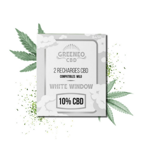 Pods Wilo White Window 2ml CBD x2 - Greeneo