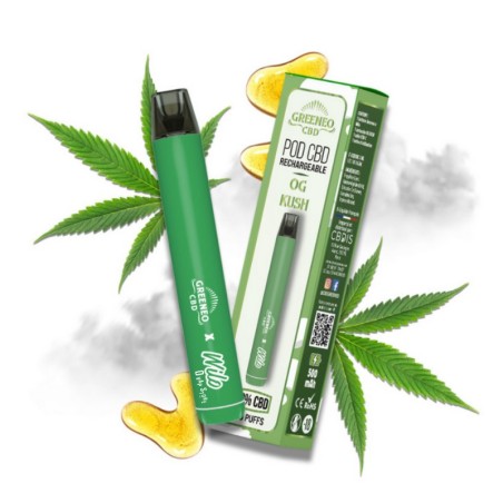 Puff OG Kush Wilo CBD Rechargeable - Greeneo