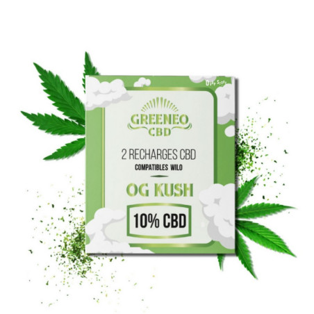 Pods Wilo OG Kush 2ml CBD x2 - Greeneo