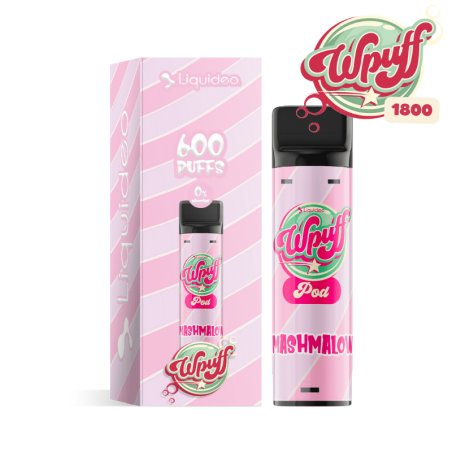 Pod Mashmalow 2ml Wpuff 1800 Rechargeable - Liquideo