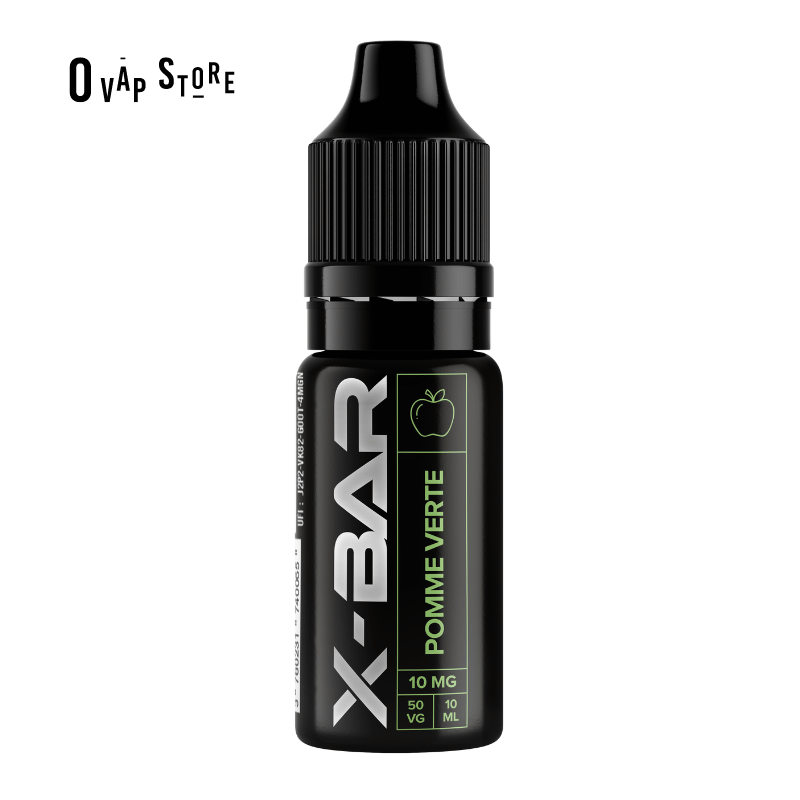 E-liquide Pomme Verte 10ml - X-Bar