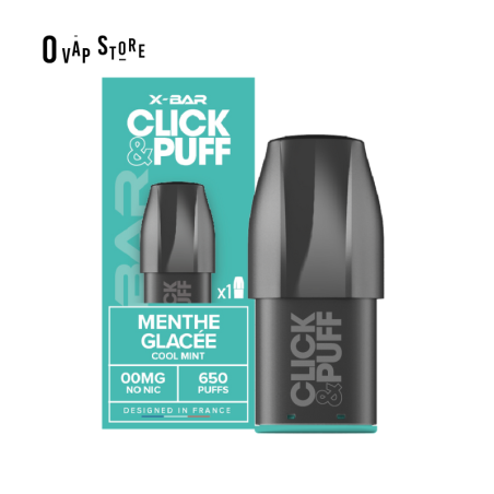 Pod Menthe Fraiche 2ml Click & Puff - X-Bar