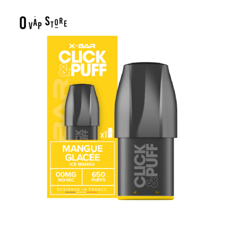 Pod Mangue Glacée 2ml Click & Puff - X-Bar