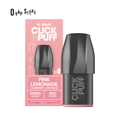 Pod Pink Lemonade 2ml Click & Puff - X-Bar