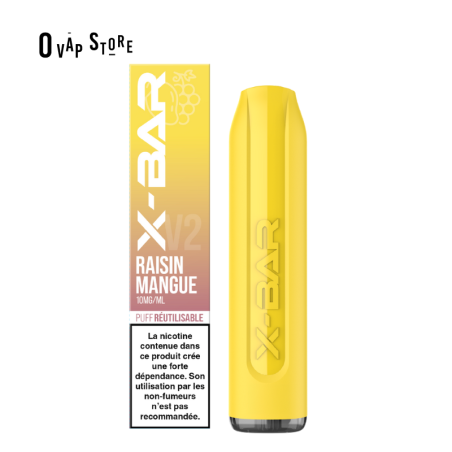 Puff Raisin Mangue - X-Bar Pro 650 V2