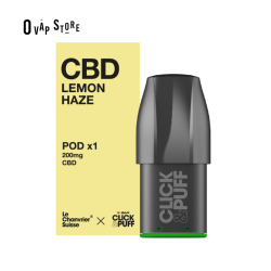 Pod Lemon Haze CBD 2ml Click & Puff - X-Bar