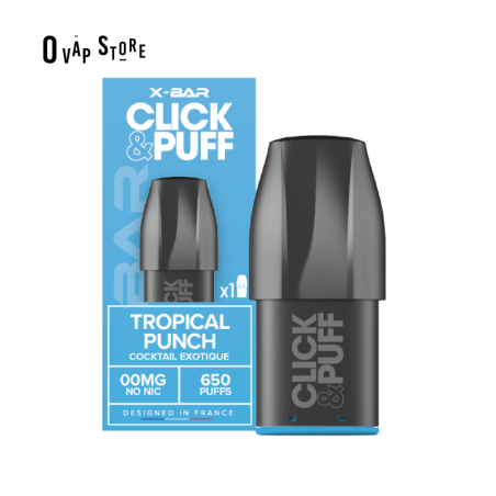 Pod Tropical Punch 2ml Click & Puff - X-Bar