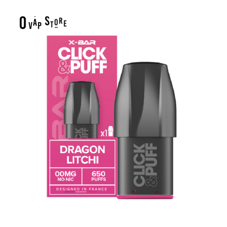 Pod Litchi Dragon 2ml Click & Puff - X-Bar