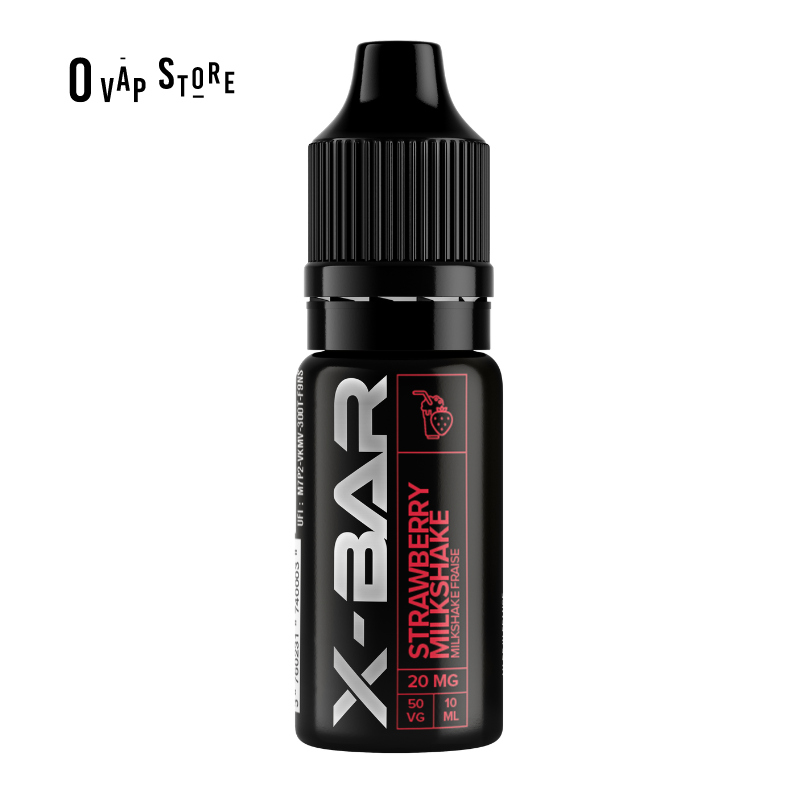 E-liquide Strawberry Milkshake 10ml - X-Bar