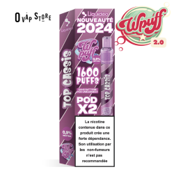 Pod Top Cassis x2 Wpuff 2.0 Rechargeable - Liquideo