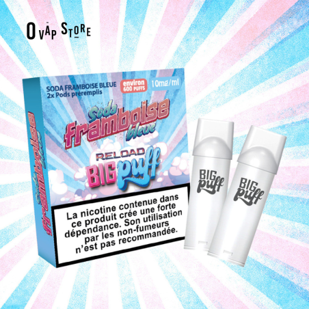 Pods Soda Framboise Bleue - Big Puff Reload